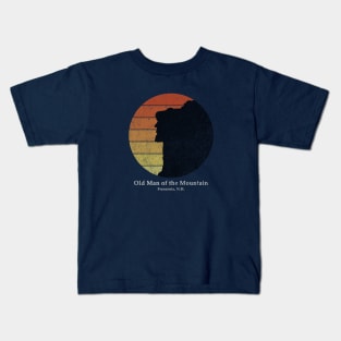 Old Man of the Mountain (faded) Kids T-Shirt